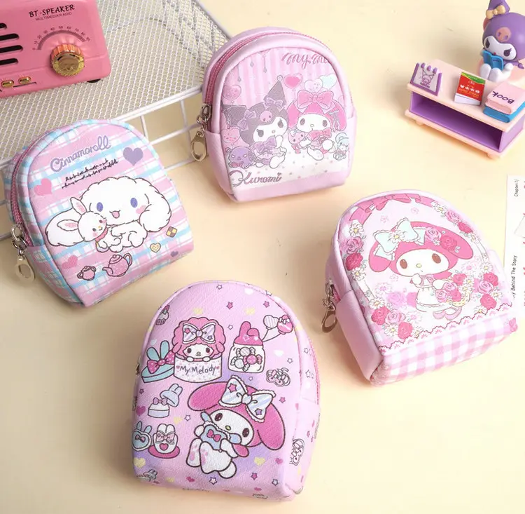 Cute cartoon wallet, card holder, waterproof handheld lipstick, small small bag, Korean style — chobi 1