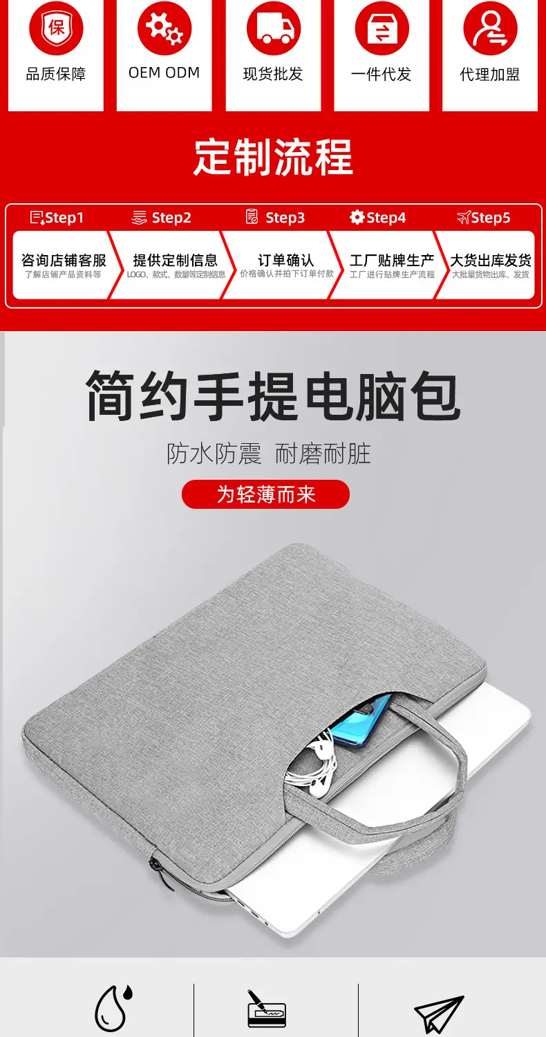 Apple, huawei, laptop, shockproof waterproof bag, velvet tablet liner for men and women, (Physicals) — chobi 2