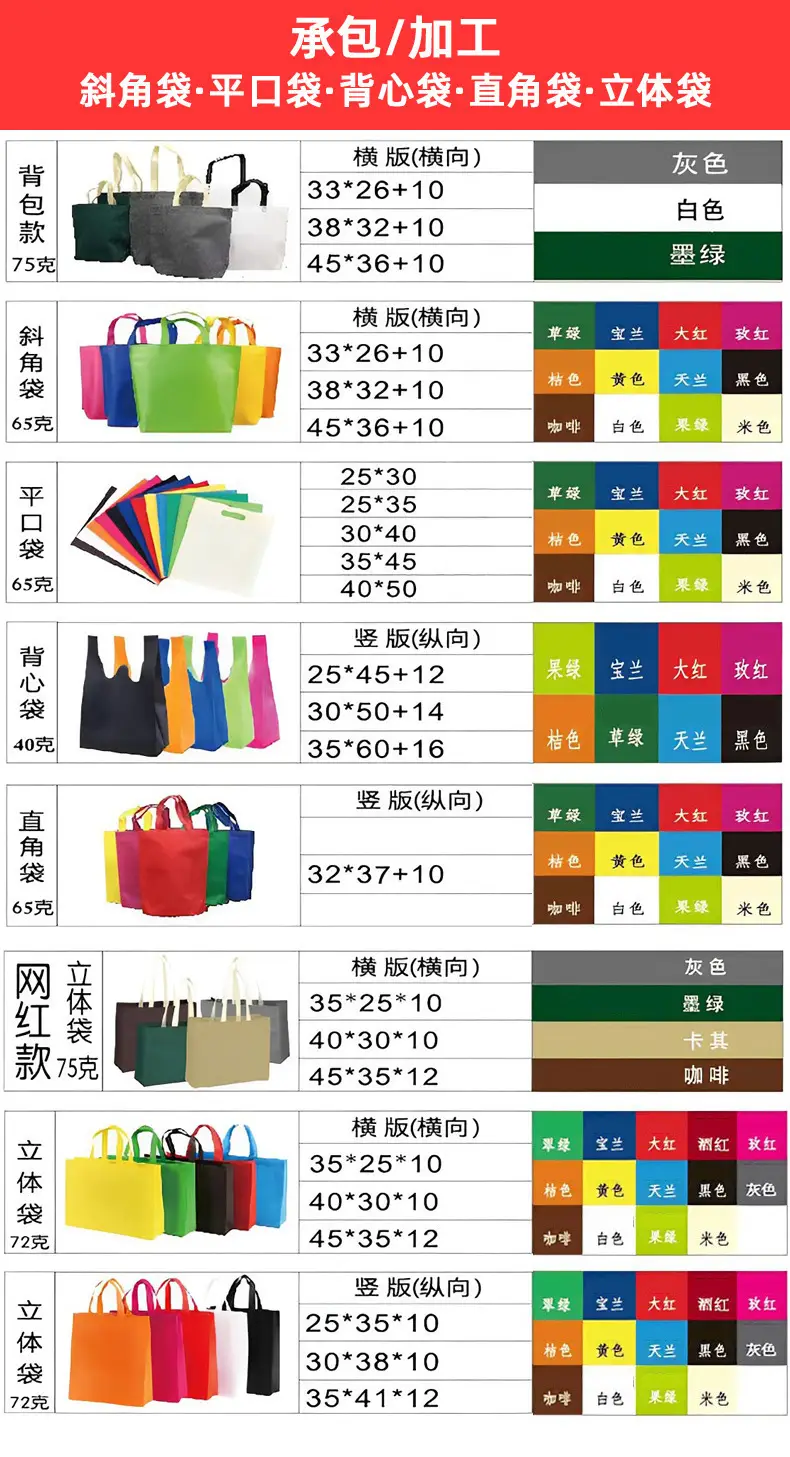 Cloth bag non-woven cloth, custom-made — chobi 6