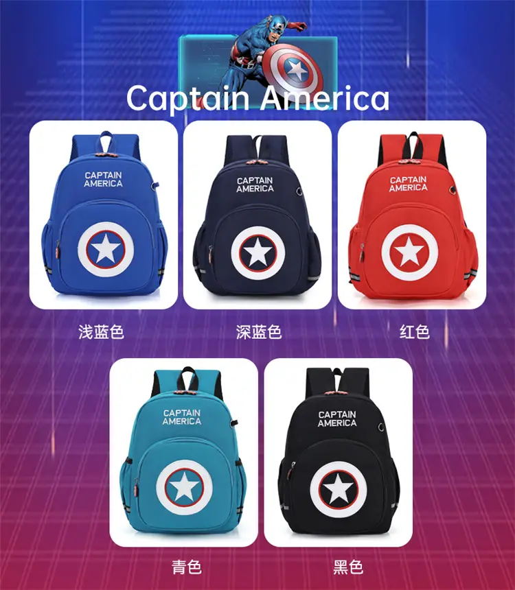 Cartoon school bag for early age, children's backpack for boys, 3-5-6 years — chobi 9