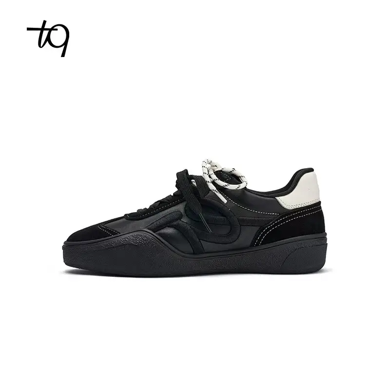 Zhang Yifan's same Talitaqoom caramel moral training shoes spring new white embroidered thick-soled tq casual women's shoes — chobi 8