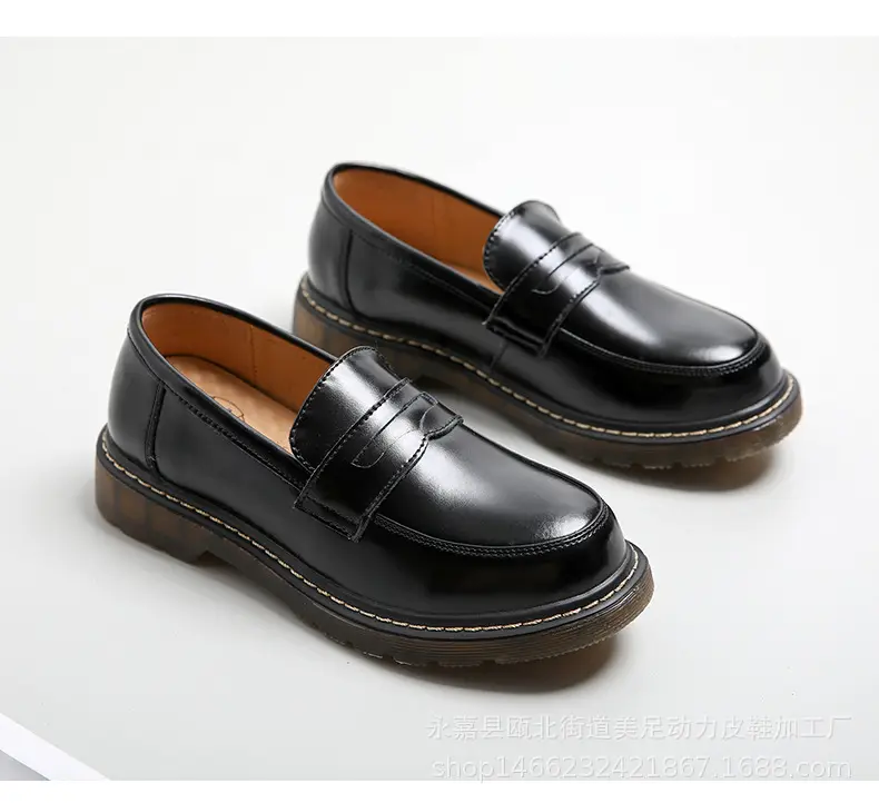 Japanese casual footwear for leisure, loafers flat, student pleated skirt, wear-resistant Mary Jane shoes, suitable for spring and autumn, easy to put — chobi 7
