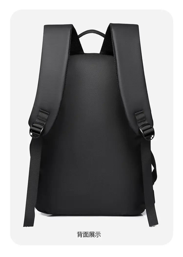 Capacious casual laptop, light and thin backpack, business version, with your logo imprint — chobi 26