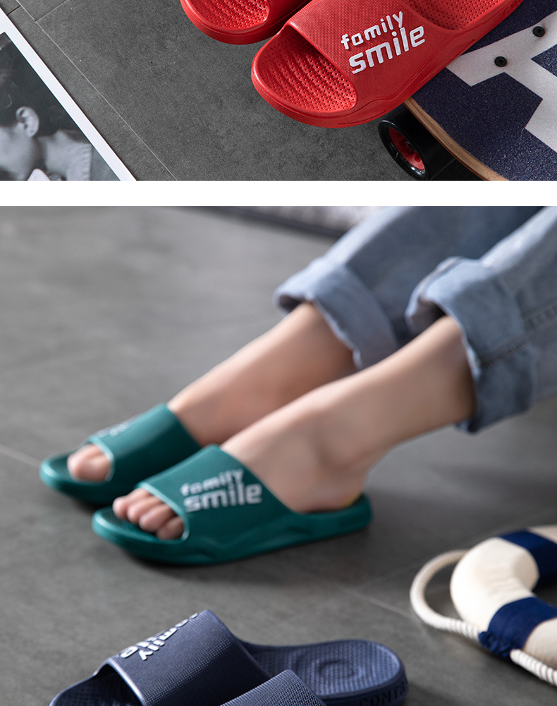 Home women's slippers for bathroom PVC, for beloved, soft sole — chobi 15
