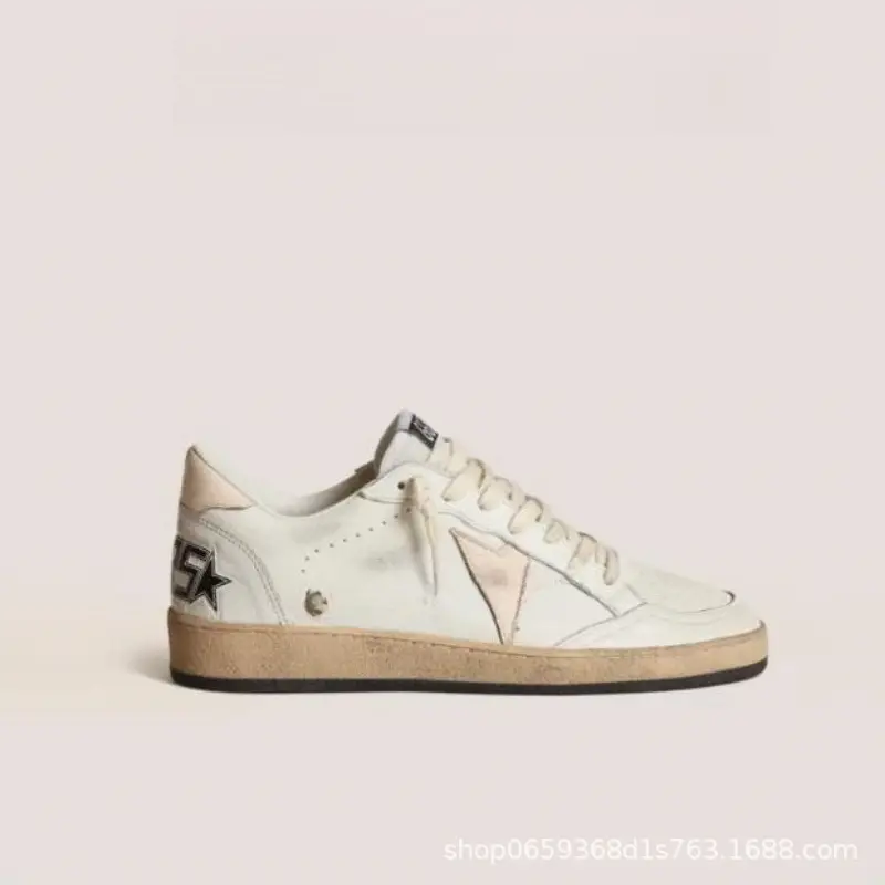 Leather white sneakers with hidden heel for men and women — chobi 18