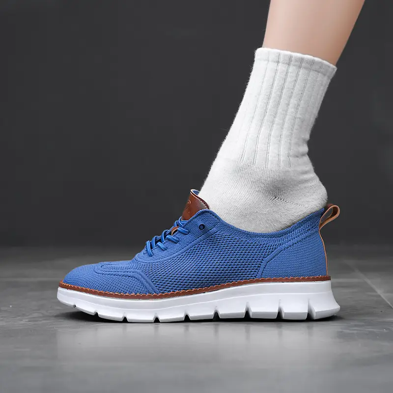 (Cross-border trading), lightweight loafers, comfortable sneakers, breathable casual footwear, made with flyknit technology, (Physicals) — chobi 27