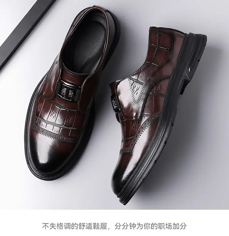 (Wholesale), men's classic suit jacket, fashionable casual footwear, comfortable shoes for work and office — chobi 18