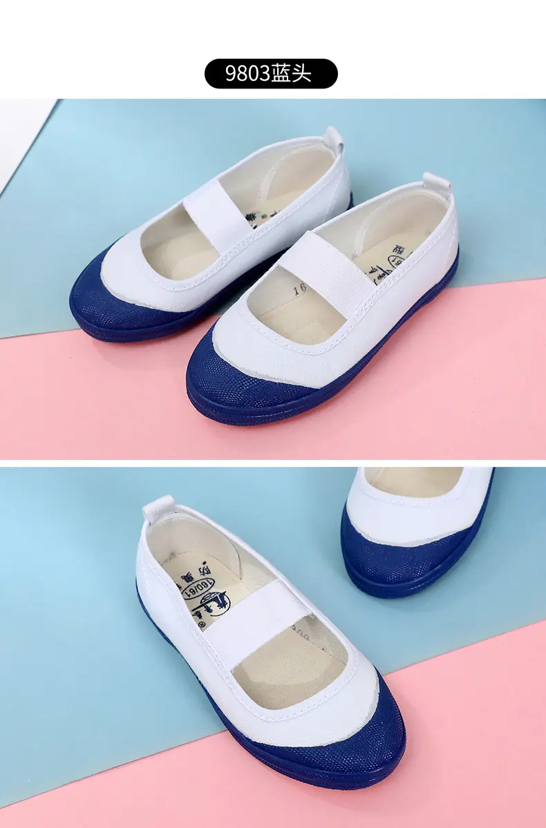 Children's cloth breathable shoes, espadrilles for early age, white sneakers — chobi 18