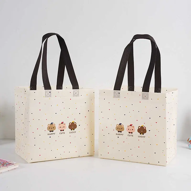(Cross-border trading), linen bag non-woven cloth, shopping bag, Amazon, high-quality style — chobi 8