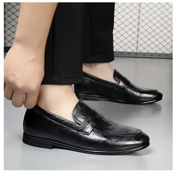 Men's universal shoes, casual trend loafers, high-quality style, non-slip sole, easy to put on — chobi 19
