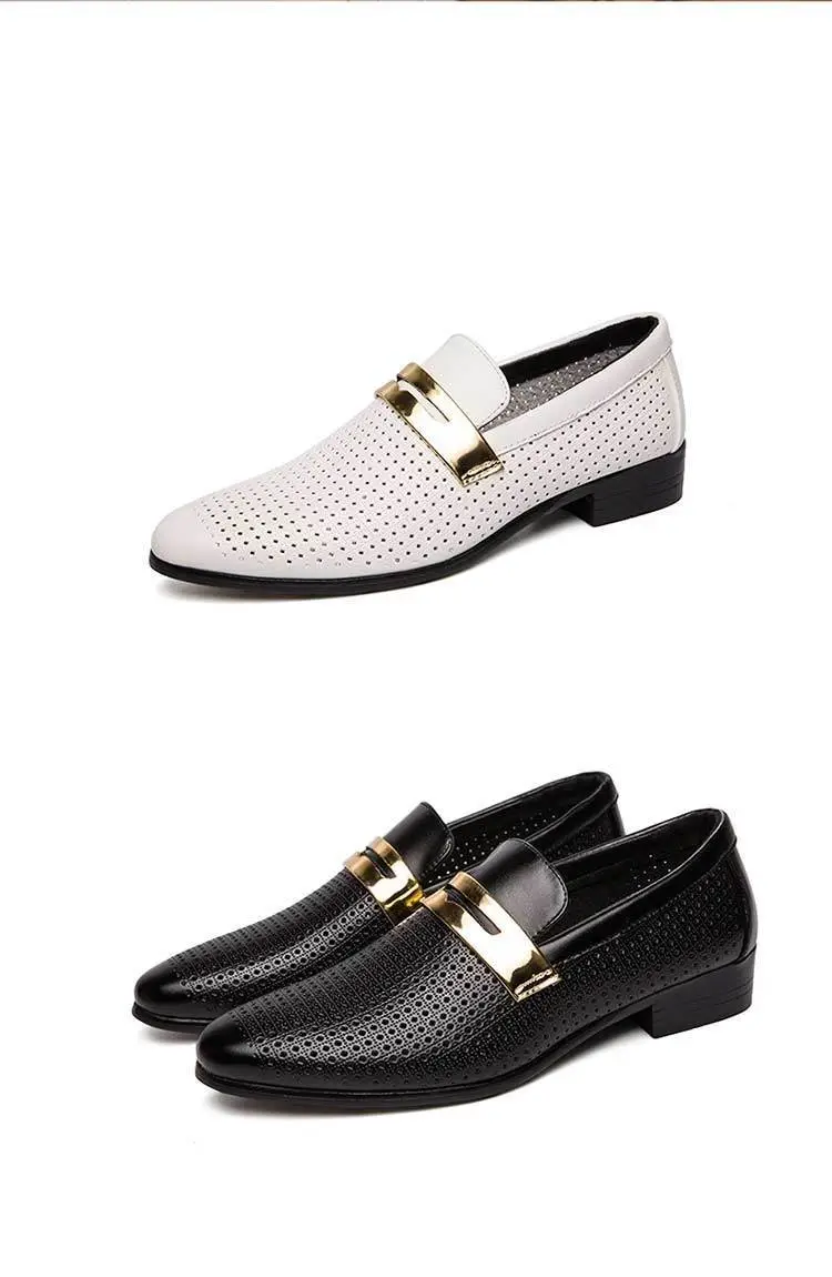 Men's white summer breathable shoes, height increasing, Korean style — chobi 13