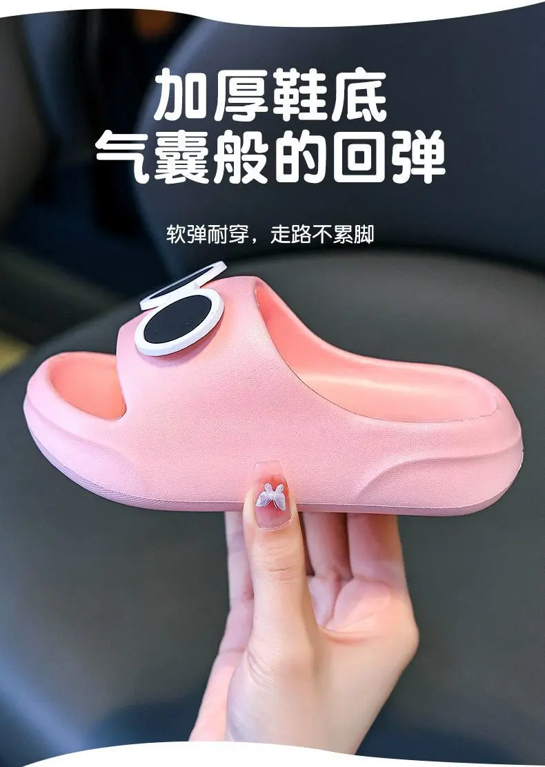 Children's summer fashionable cartoon men's slippers for boys, cute non-slip sandals for bathroom, soft sole — chobi 10