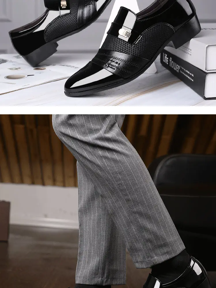 Men's casual footwear, classic suit jacket, universal wedding shoes, 2021 collection, plus size, dropshipping available — chobi 17