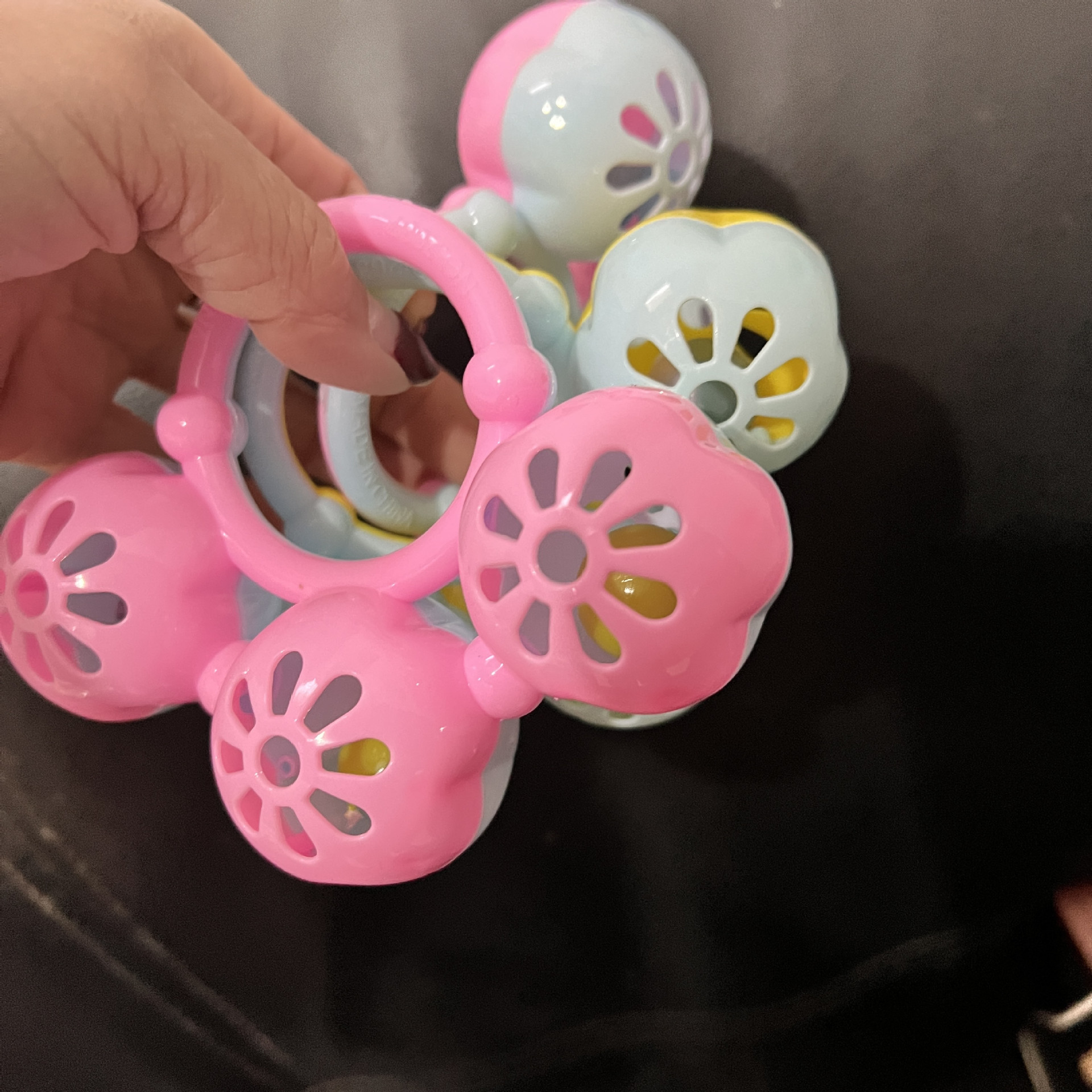 Baby rattle beanbag toy with sound — chobi 10