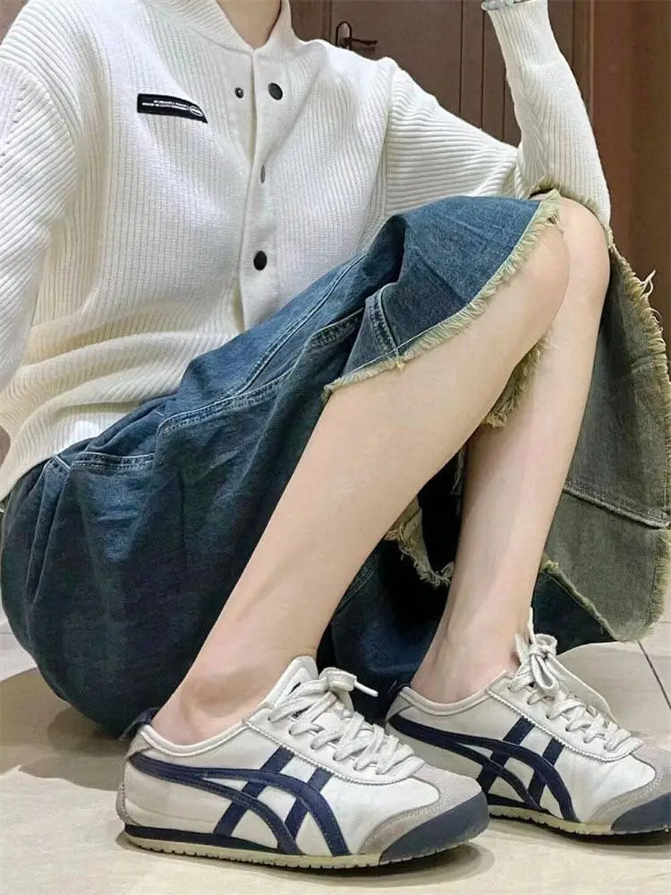 Cross-border Onizuka official website onslaught tiger flagship men's and women's one-step lazy moral training Forrest Gump white shoes — chobi 5