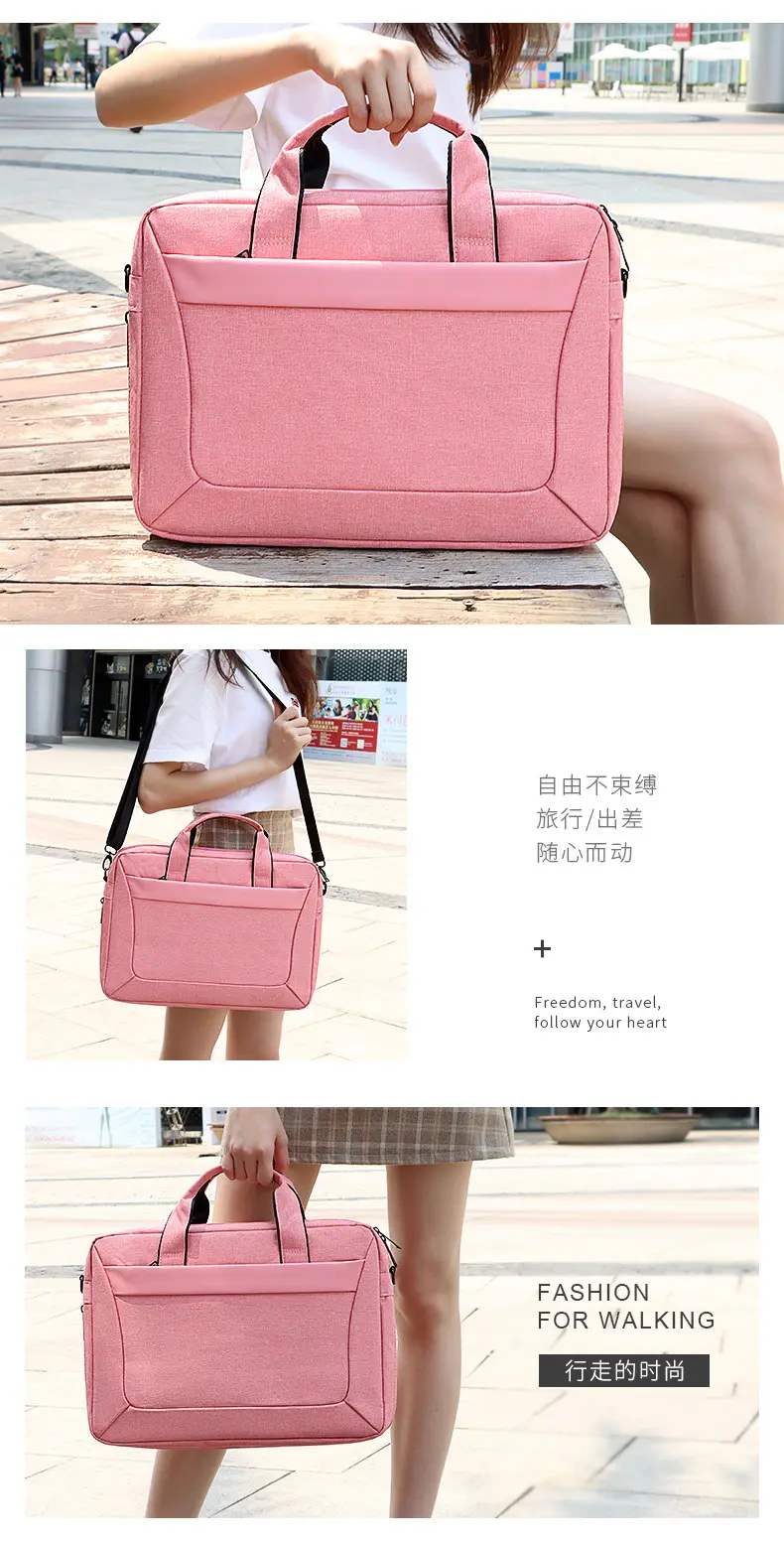 (Wholesale), one-shoulder bag, laptop, waterproof bag for men and women, 131415.6 inch, logo printing service — chobi 22