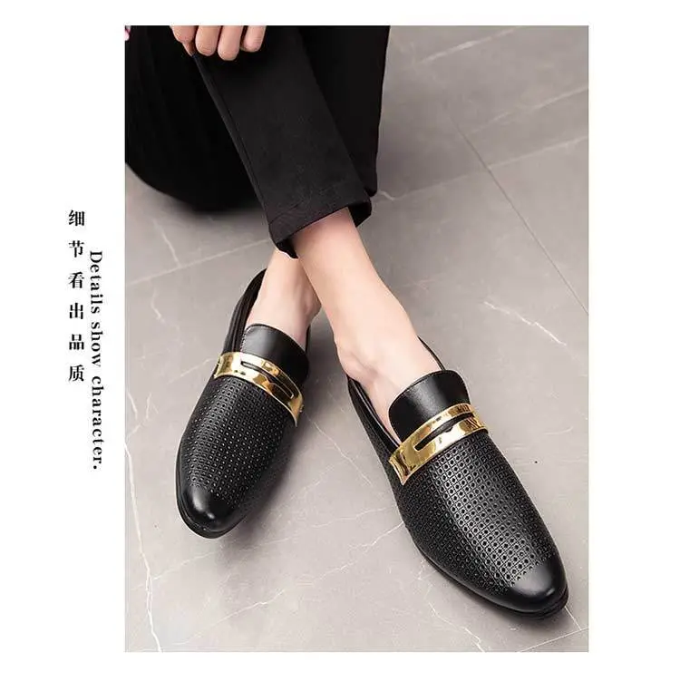 Men's white summer breathable shoes, height increasing, Korean style — chobi 7