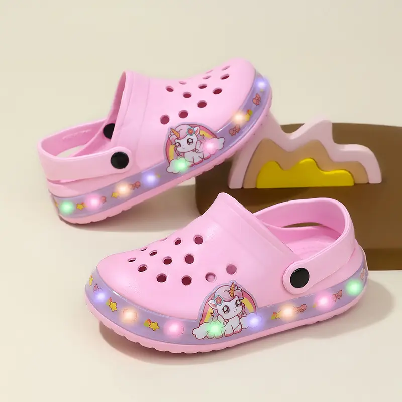 (Cross-border trading), (Wholesale), children's summer Crocs-style slippers, sandals, beach footwear — chobi 20