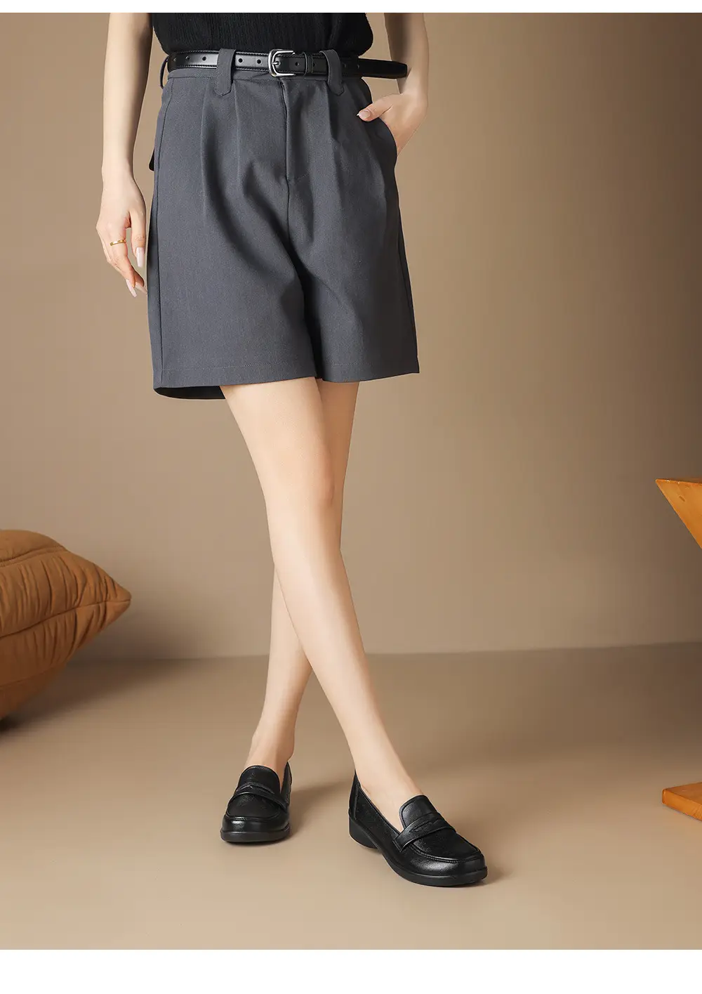 Loafers made of soft leather, comfortable “mom shoes” flat, casual footwear, Collection Year 2026, soft sole, easy to put on — chobi 26