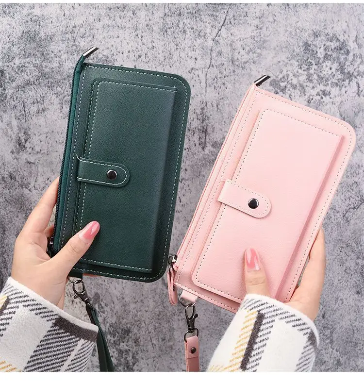Wallet, shoulder bag, capacious card holder, universal coins, Japanese and Korean — chobi 1