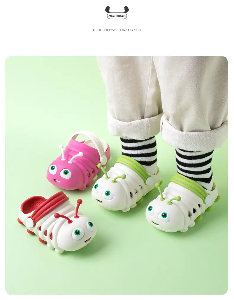Children's cartoon breathable Crocs-style slippers, wear-resistant mule for boys, sandals, soft sole — chobi 12