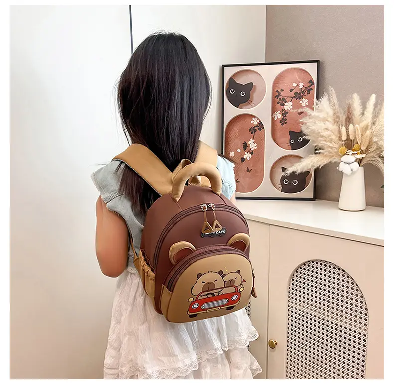 (Cross-border trading), cute children's backpack for men and women for early age, school bag — chobi 18