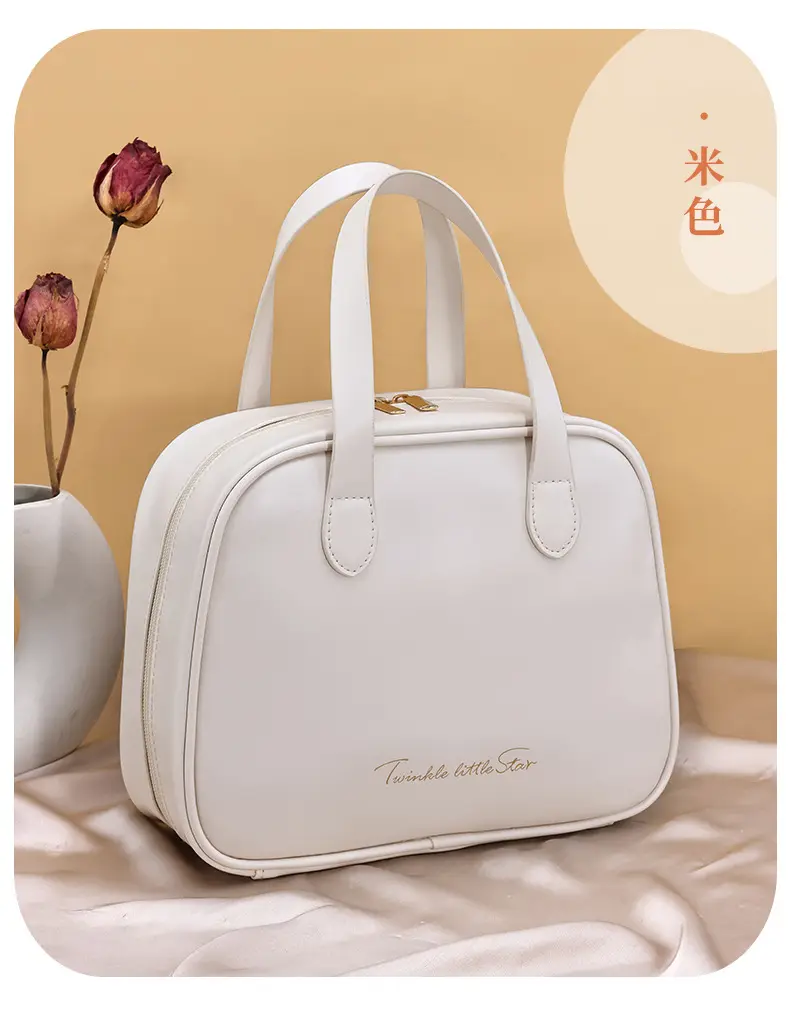 High quality capacious brand handheld big cosmetic bag, polyurethane travel bag, high-quality style — chobi 8