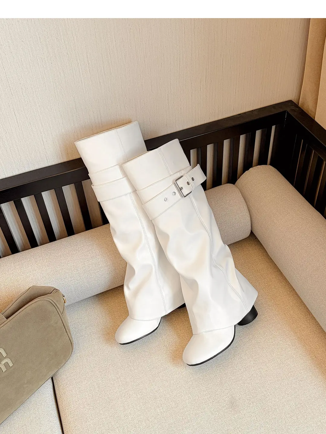 High boots, removable insulated trousers, can be worn in two ways, plus size, extra wide fit — chobi 37