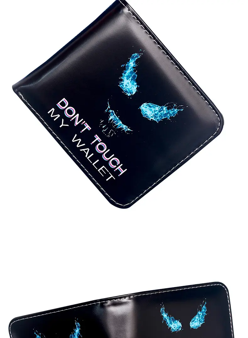 (Cross-border trading), wallet, short cartoon skull with zipper, new collection — chobi 17