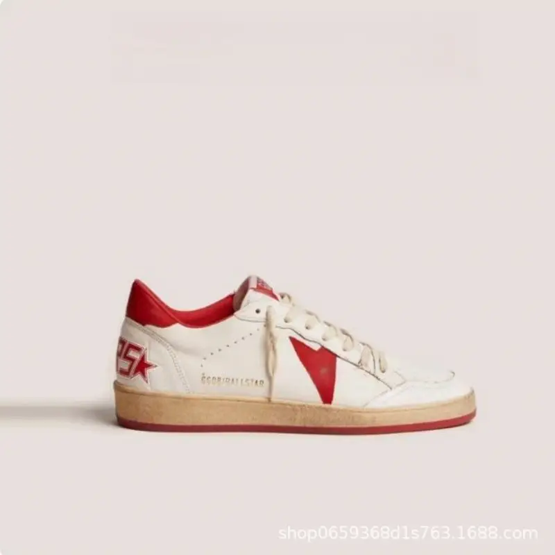 Leather white sneakers with hidden heel for men and women — chobi 17