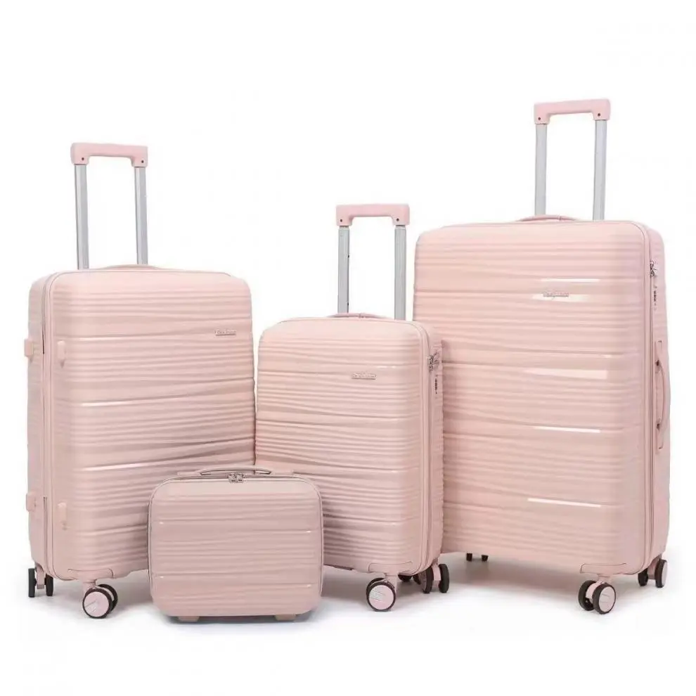 (Cross-border trading), universal ultra light capacious suitcase on wheels with zipper — chobi 5