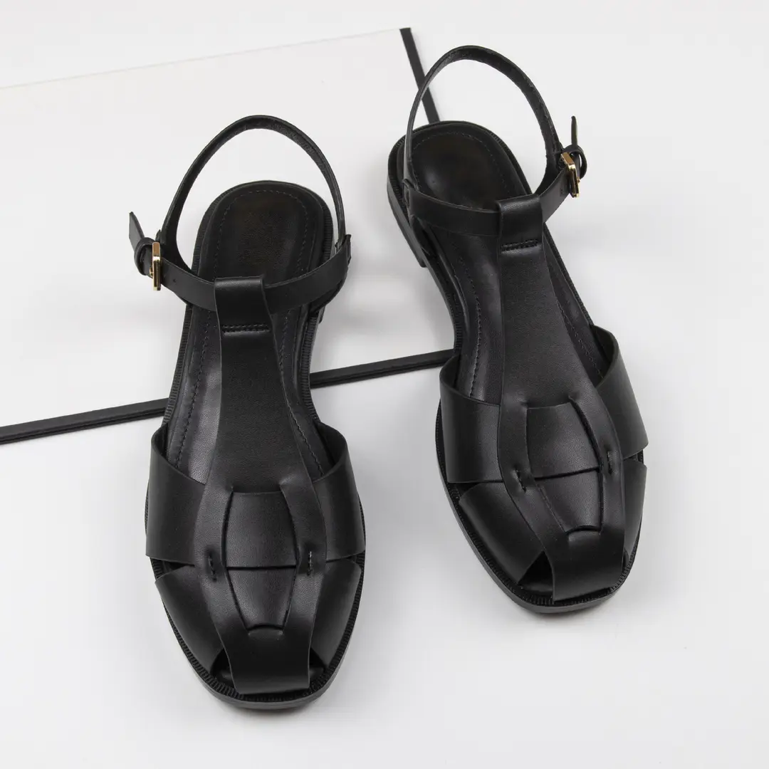 (Cross-border trading), women's sandals flat, women's slippers, Collection Year 2026, closed toe — chobi 12