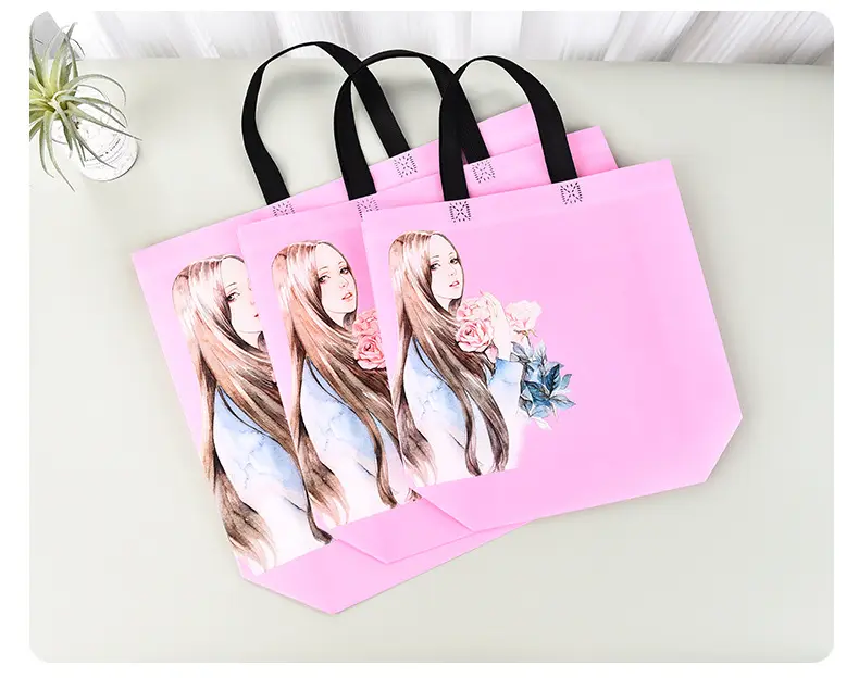 (Wholesale), cloth bag non-woven cloth, linen bag, shopping bag, (Physicals), custom-made, with your logo imprint, Birthday gift — chobi 16