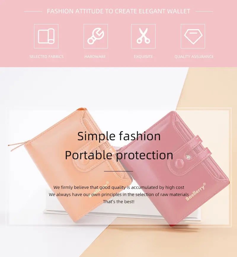 Wallet, shoulder bag, short brand card holder, high-quality style — chobi 4