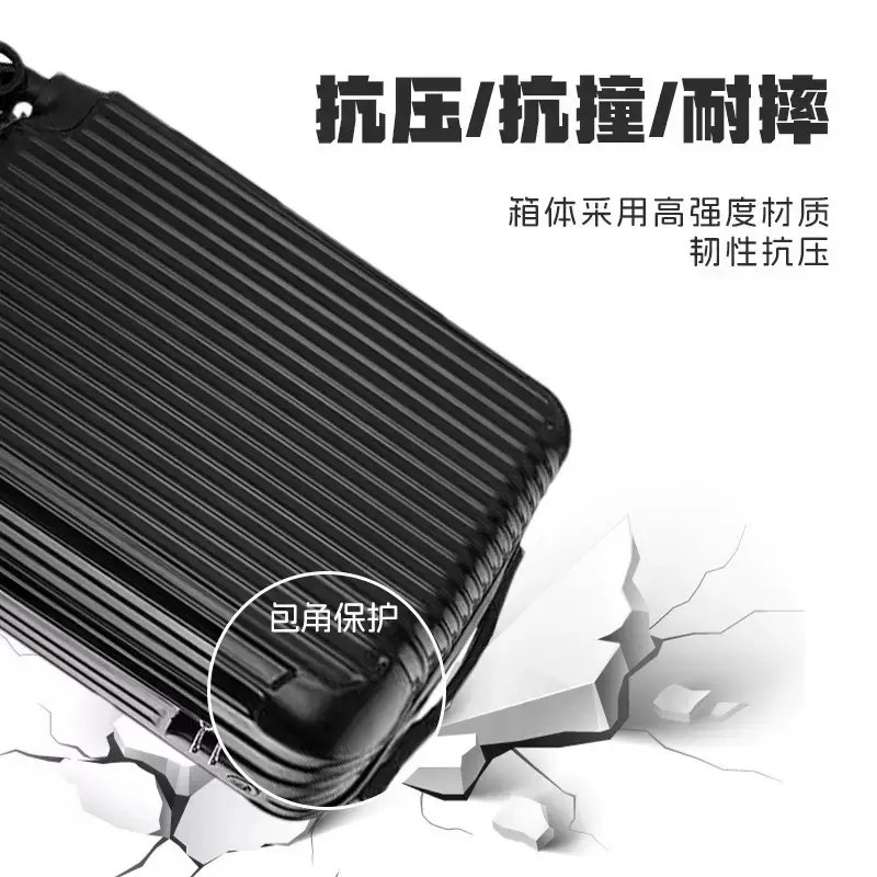 Capacious high quality suitcase, 20 inch, style, color — chobi 8