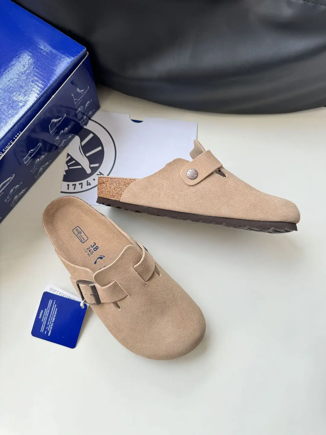 Sandals platform, slippers, suitable for spring and autumn, closed toe, genuine leather, suitable for outdoor wear — chobi 31