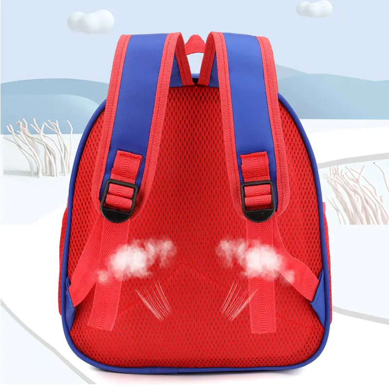 Cartoon handheld school bag, children's backpack, 3-5 years, spine protection — chobi 23