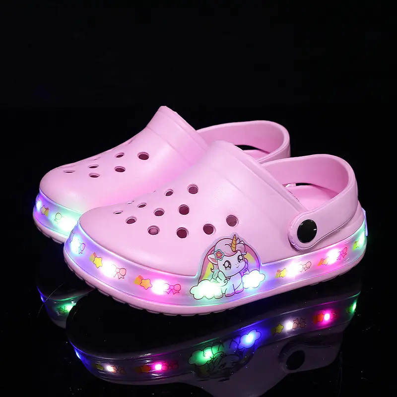 (Cross-border trading), (Wholesale), children's summer Crocs-style slippers, sandals, beach footwear — chobi 21