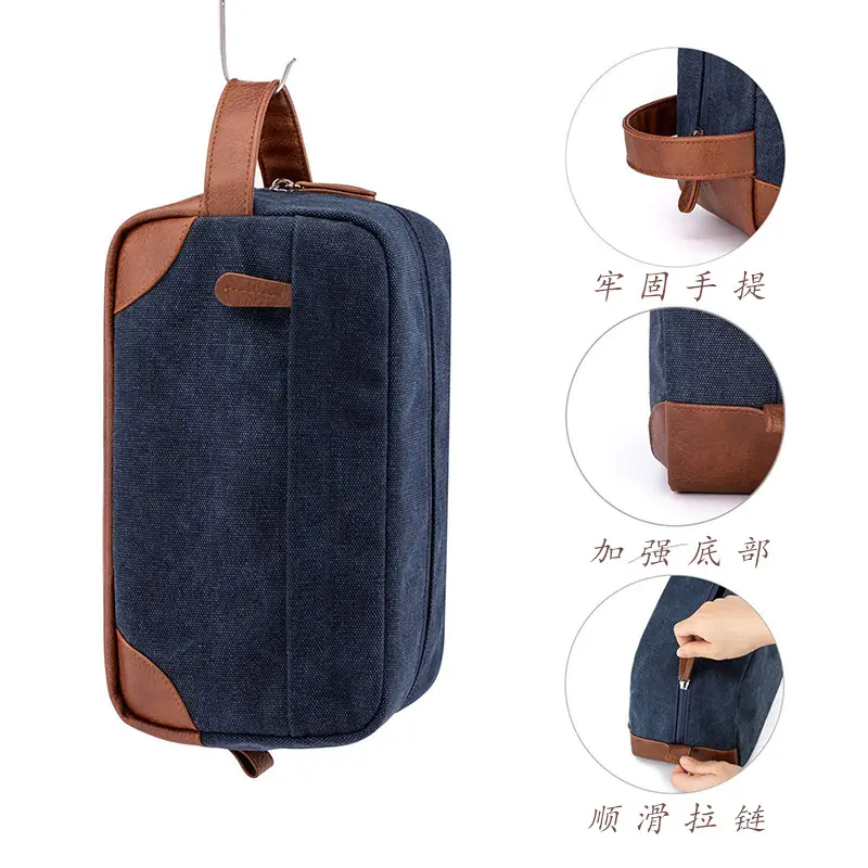 (Cross-border trading), cloth retro fashionable universal handheld cosmetic bag, European style, custom-made — chobi 7