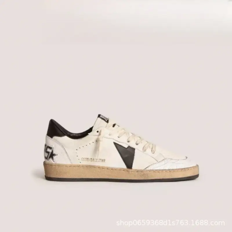 Leather white sneakers with hidden heel for men and women — chobi 14