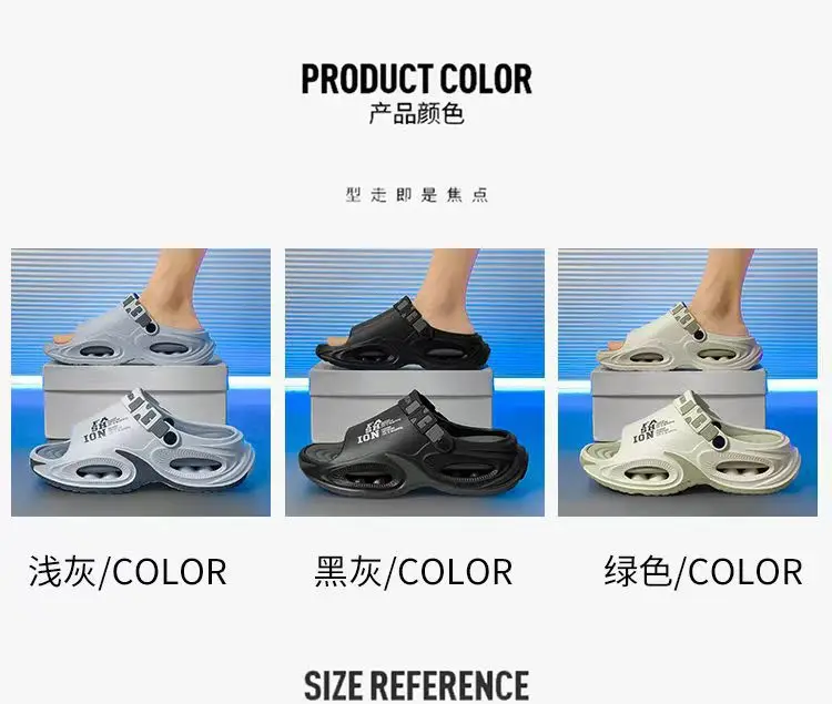 (Wholesale), quality sandals, men's non-slip slippers to go out platform, can be worn in two ways — chobi 5