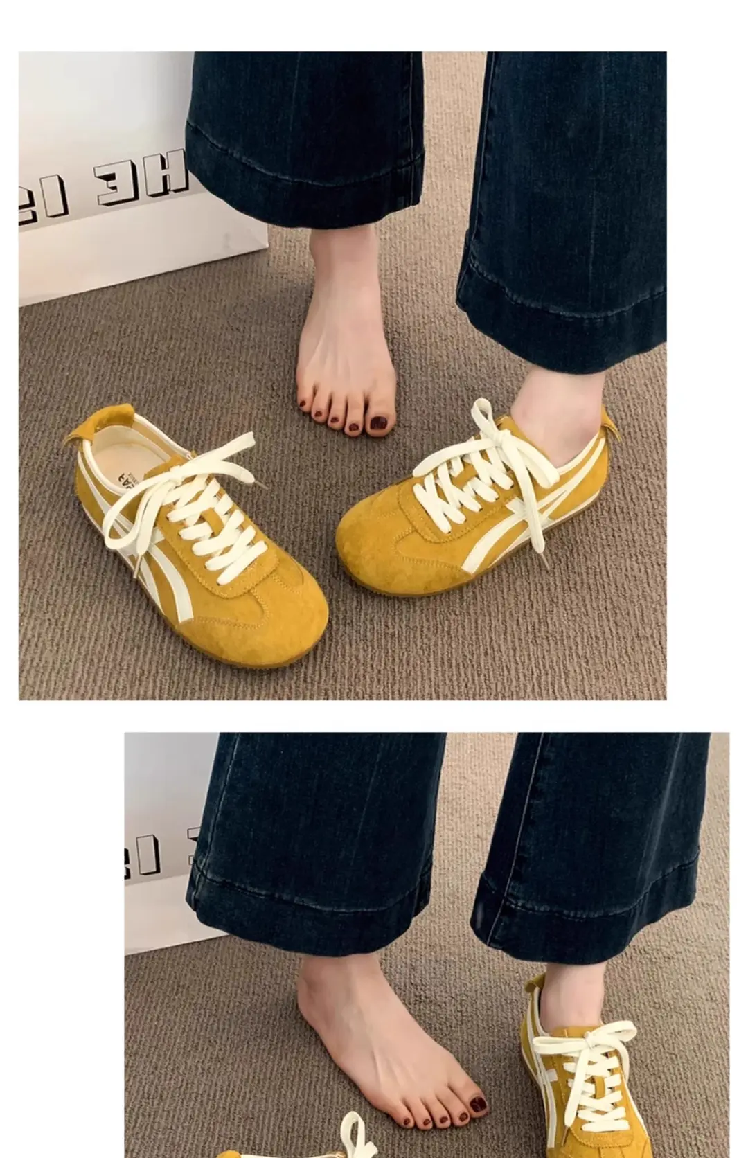 Retro summer GAT shoes, universal sports casual footwear flat for leisure, women's style, Collection Year 2025 — chobi 25