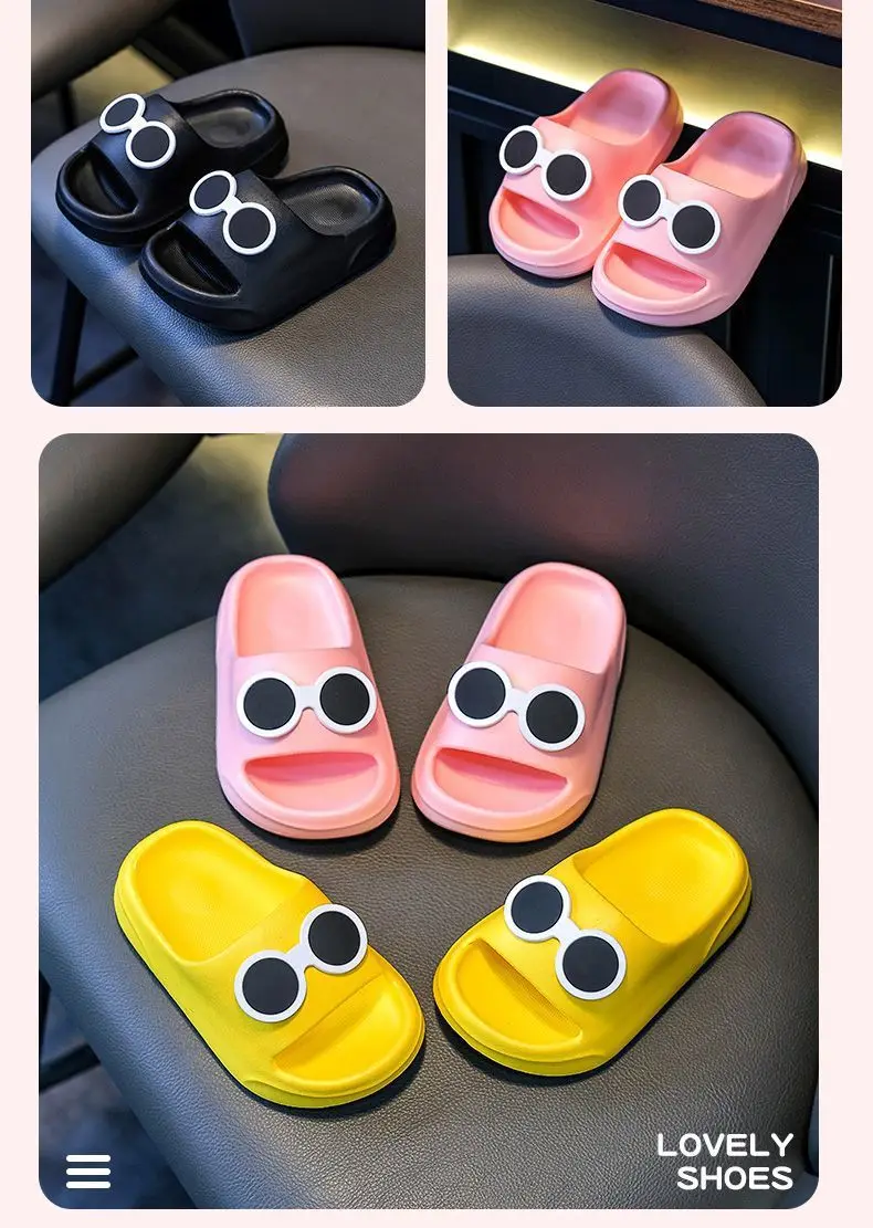 Children's summer fashionable cartoon men's slippers for boys, cute non-slip sandals for bathroom, soft sole — chobi 19