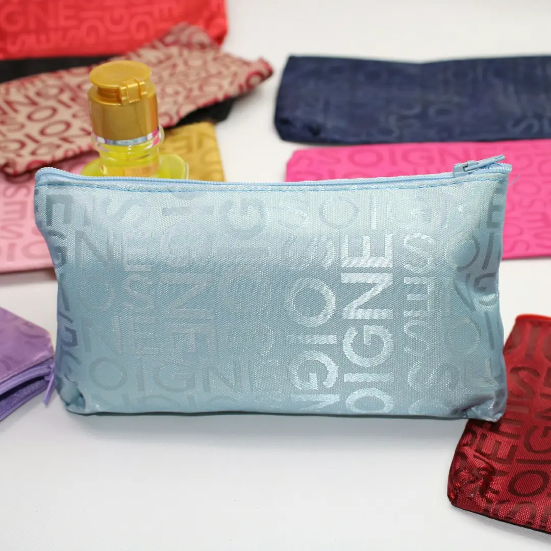 Cosmetic bag, storage system, wallet, hand loop bag, small clutch bag with zipper, cosmetic lipstick, South Korea — chobi 21