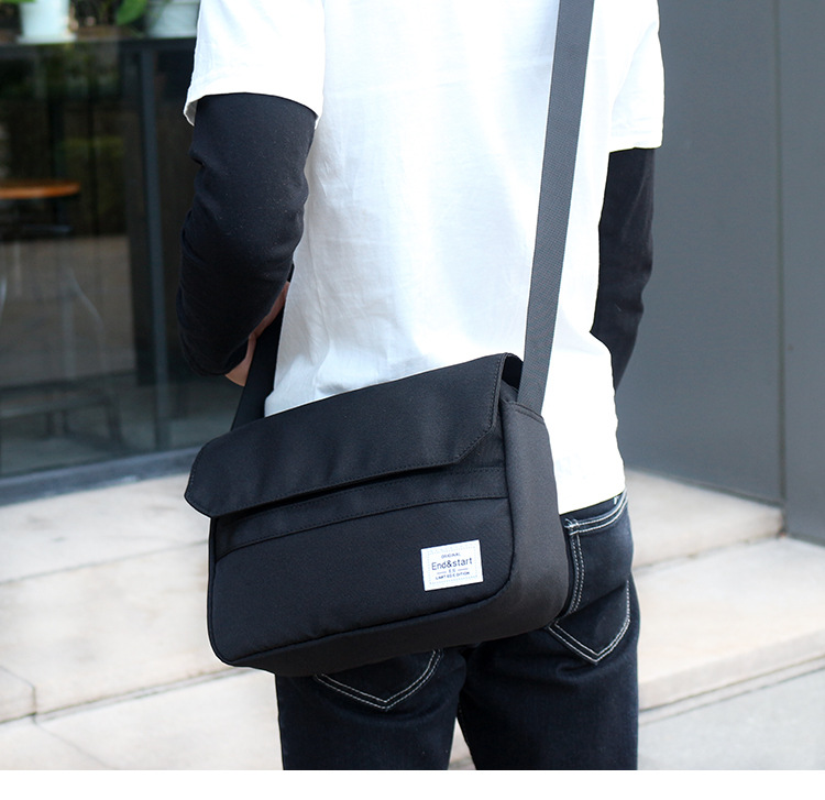 Shoulder bag, men's backpack, sports one-shoulder bag for leisure, Korean style — chobi 10