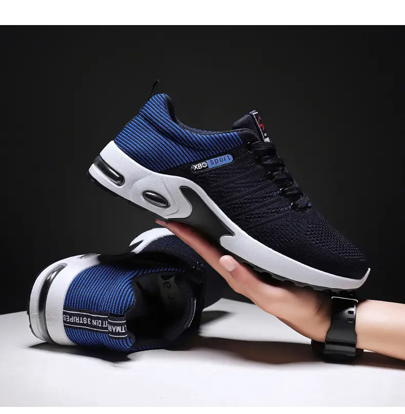 (Cross-border trading), summer breathable soft heel, casual running sneakers, plus size, made with flyknit technology — chobi 27