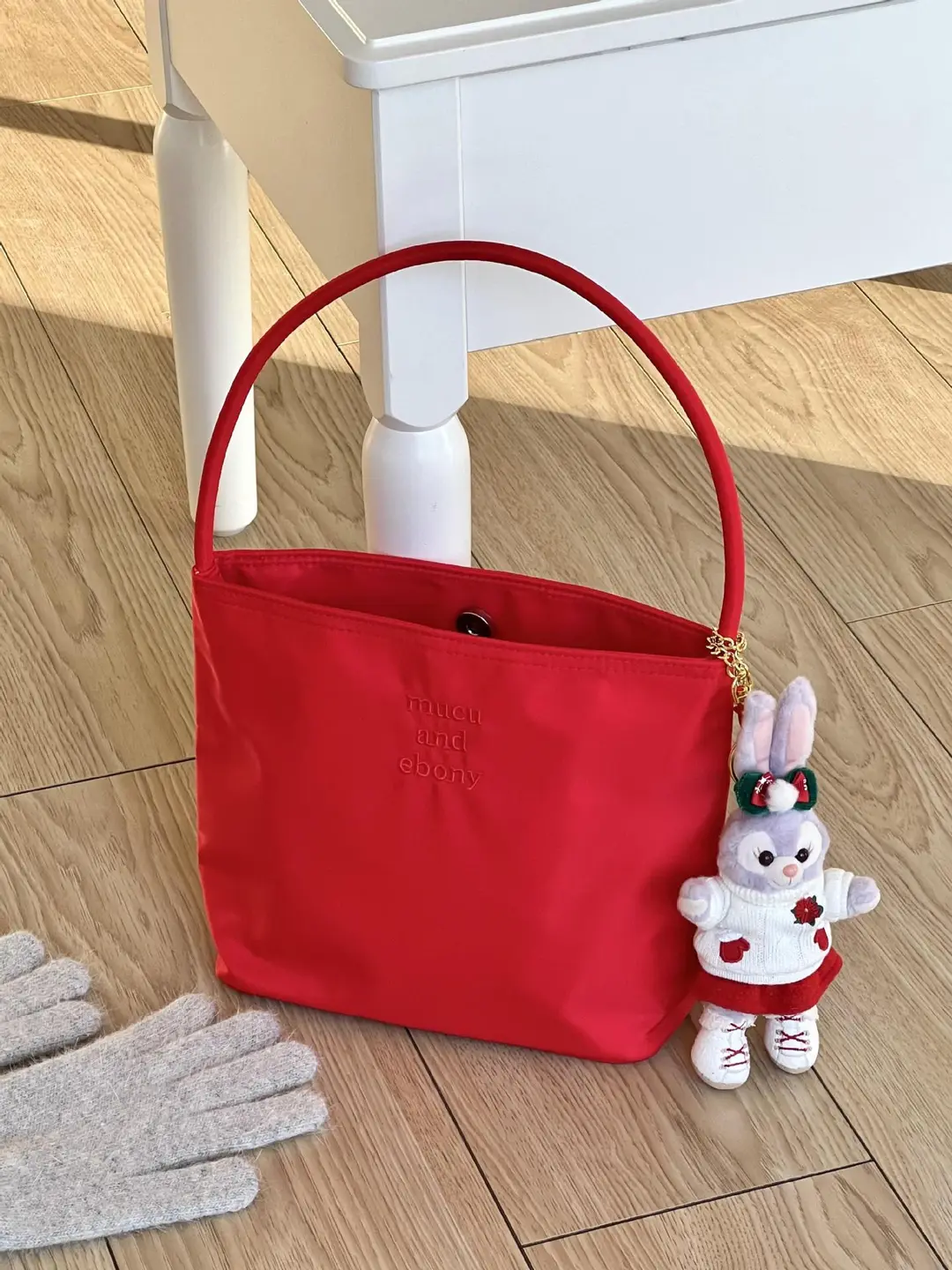Korean much and eboy2026 new bucket bag women's simple casual versatile handbag nylon armpit — chobi 5