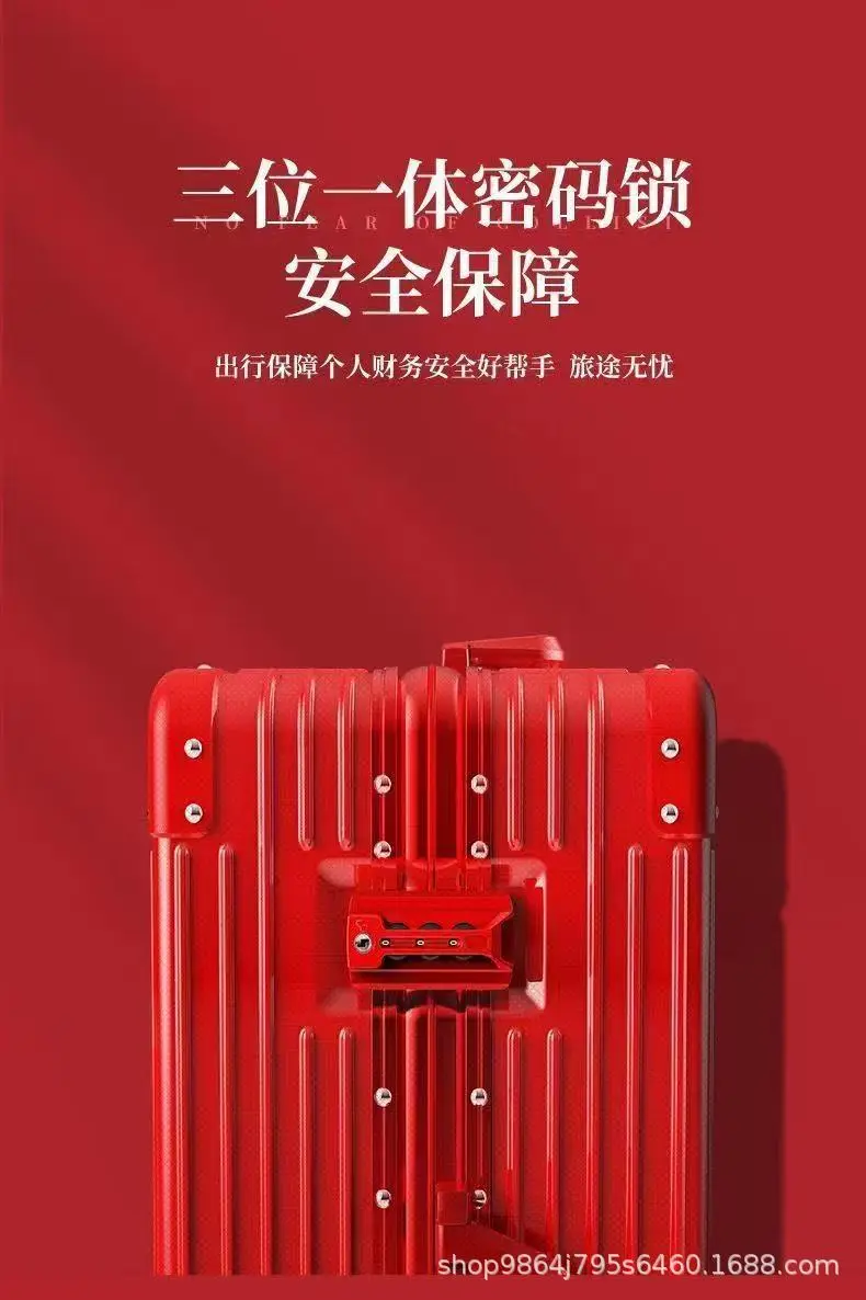 Red suitcase for bride, 26 inch, 28 inch — chobi 14