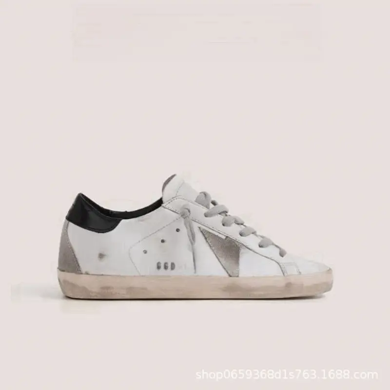 Leather white sneakers with hidden heel for men and women — chobi 11